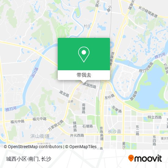 城西小区-南门地图