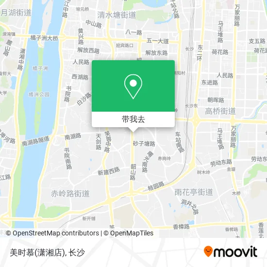 美时慕(潇湘店)地图