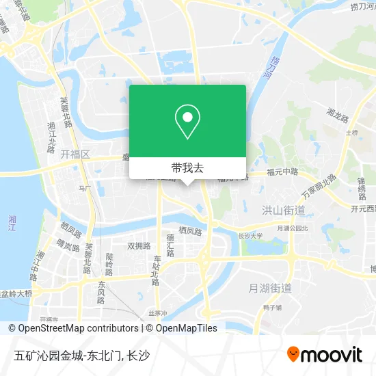 五矿沁园金城-东北门地图