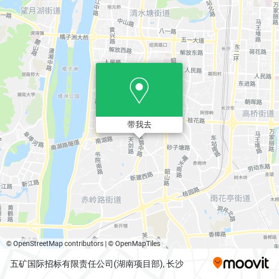 五矿国际招标有限责任公司(湖南项目部)地图