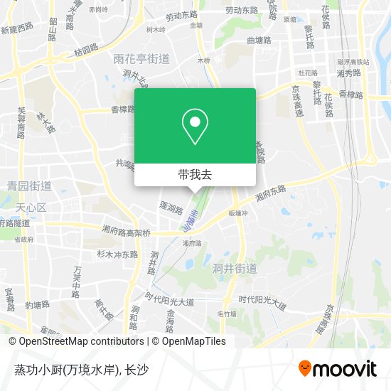 蒸功小厨(万境水岸)地图