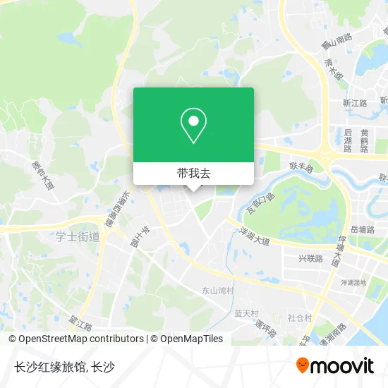 长沙红缘旅馆地图