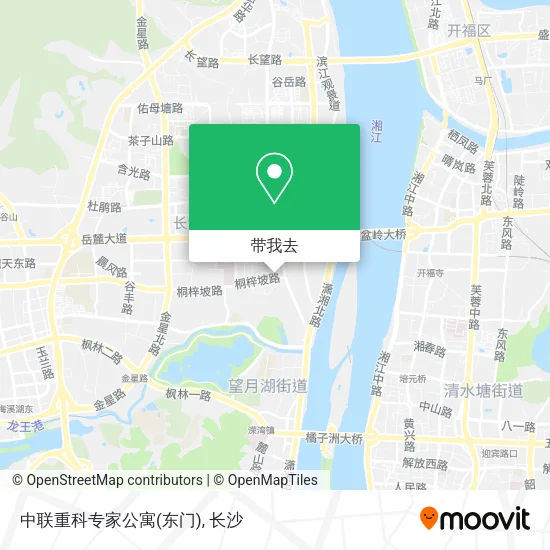 中联重科专家公寓(东门)地图