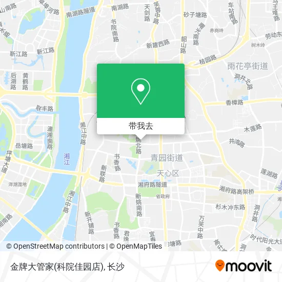 金牌大管家(科院佳园店)地图
