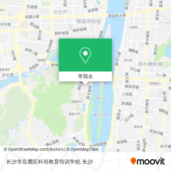 长沙市岳麓区科培教育培训学校地图