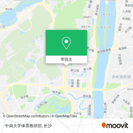 中南大学体育教研部地图
