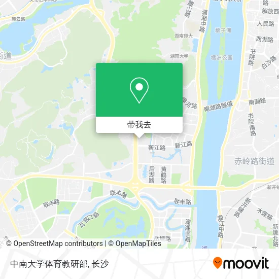 中南大学体育教研部地图