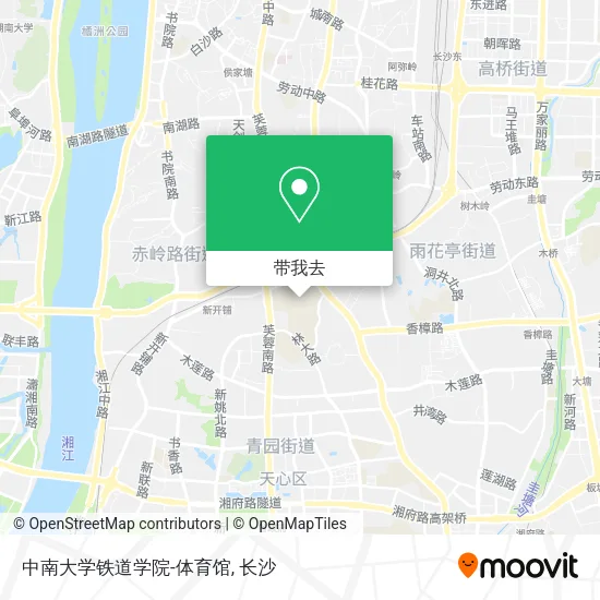 中南大学铁道学院-体育馆地图