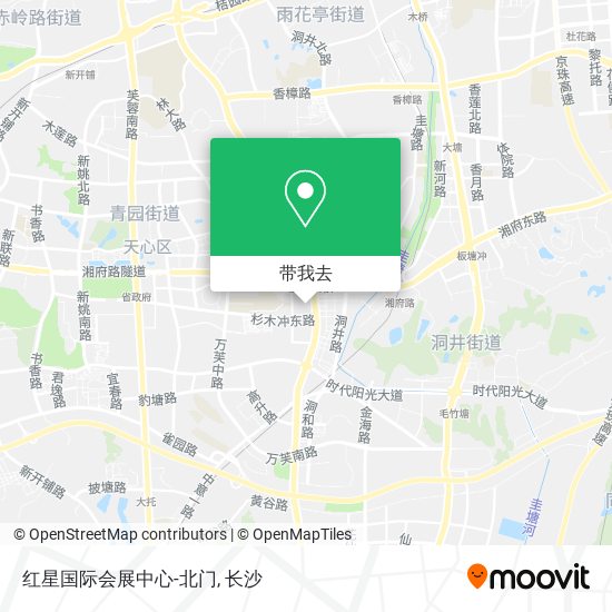 红星国际会展中心-北门地图