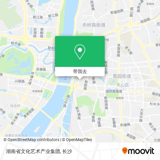 湖南省文化艺术产业集团地图