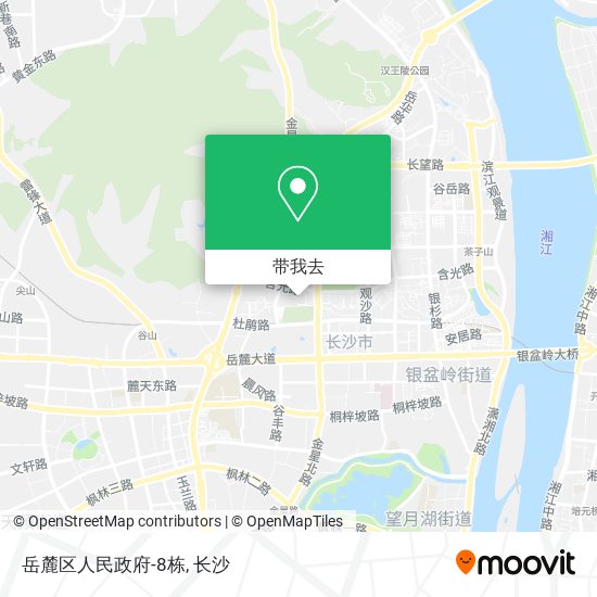 岳麓区人民政府-8栋地图