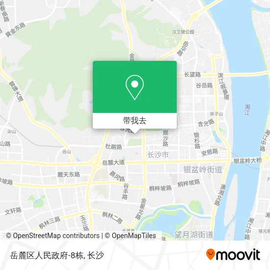 岳麓区人民政府-8栋地图