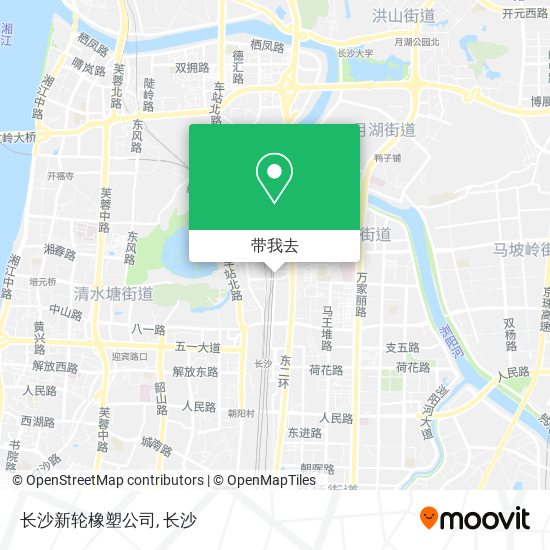 长沙新轮橡塑公司地图