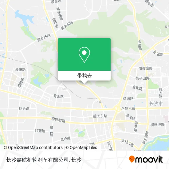 长沙鑫航机轮刹车有限公司地图