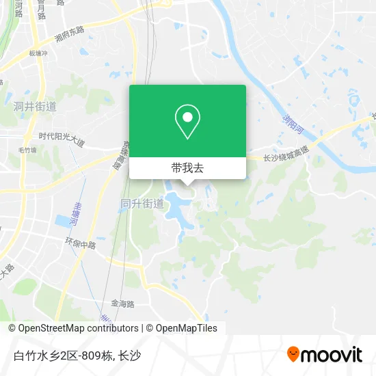 白竹水乡2区-809栋地图