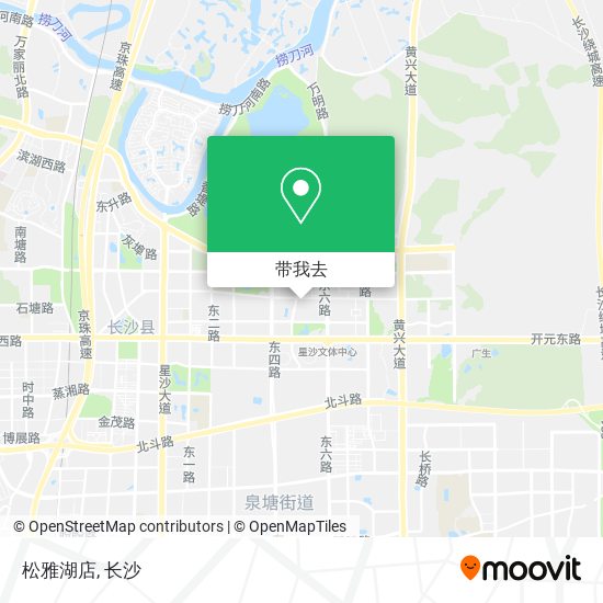 松雅湖店地图