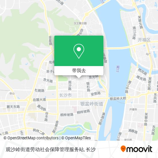 观沙岭街道劳动社会保障管理服务站地图