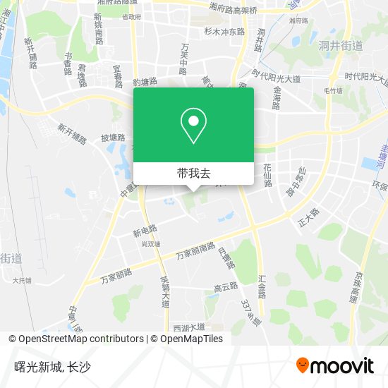 曙光新城地图