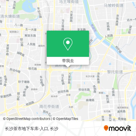 长沙茶市地下车库-入口地图