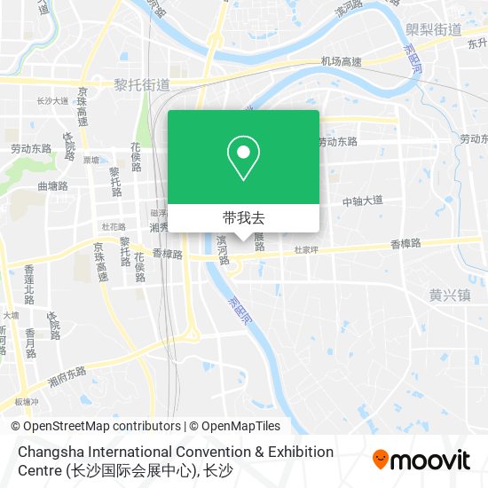 Changsha International Convention & Exhibition Centre (长沙国际会展中心)地图