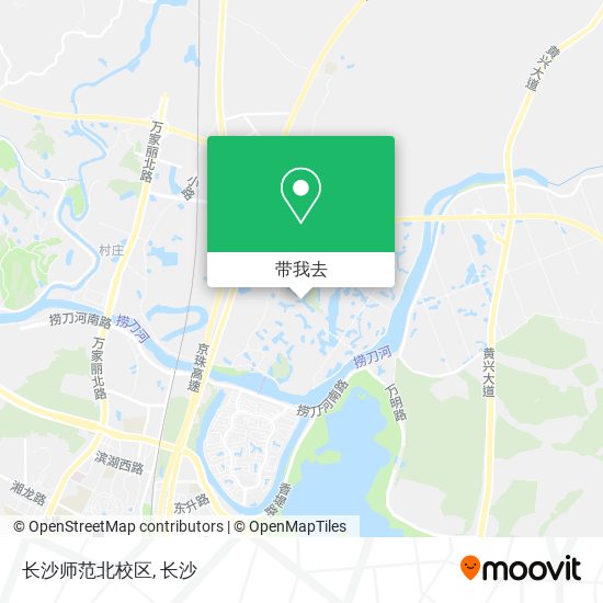 长沙师范北校区地图