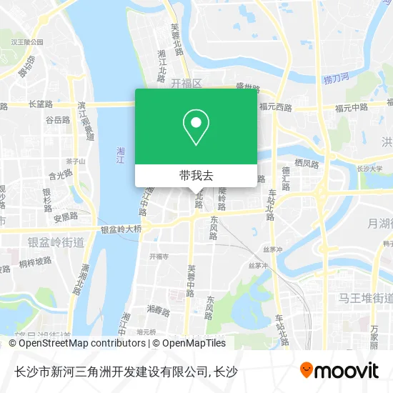 长沙市新河三角洲开发建设有限公司地图