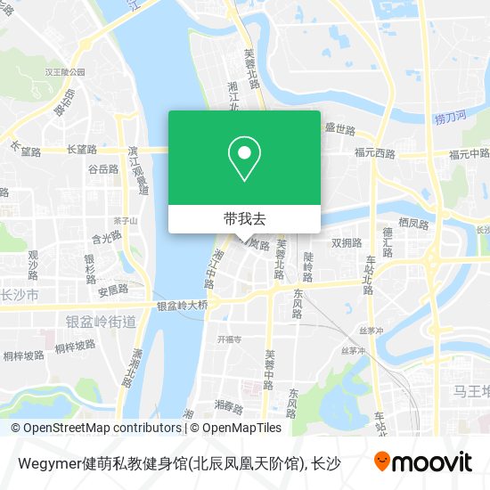 Wegymer健萌私教健身馆(北辰凤凰天阶馆)地图