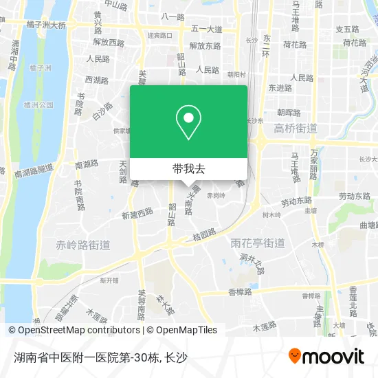 湖南省中医附一医院第-30栋地图