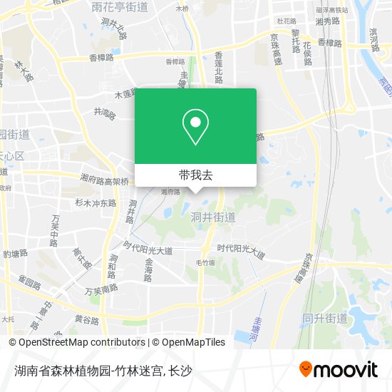 湖南省森林植物园-竹林迷宫地图
