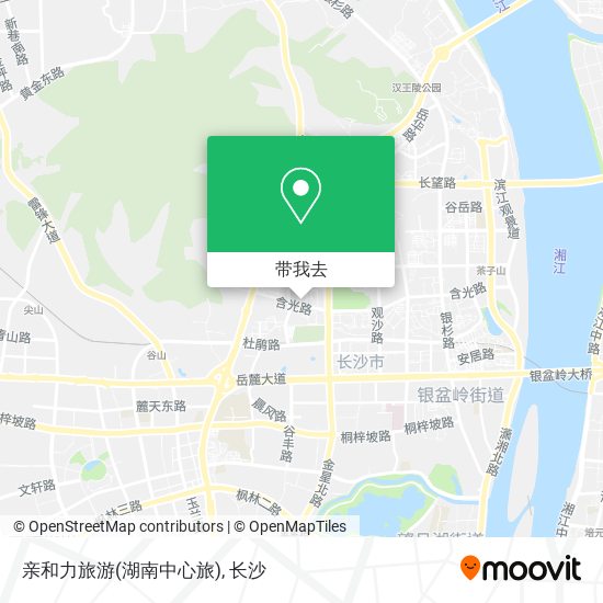 亲和力旅游(湖南中心旅)地图