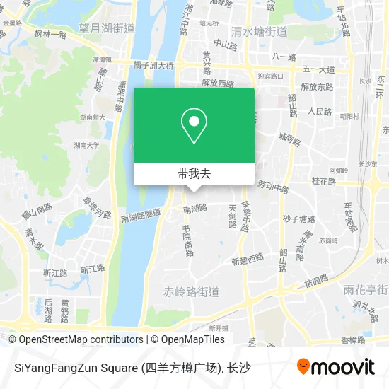SiYangFangZun Square (四羊方樽广场)地图