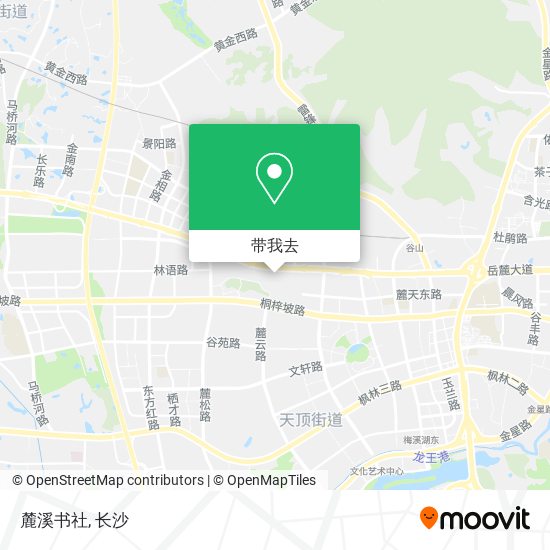 麓溪书社地图