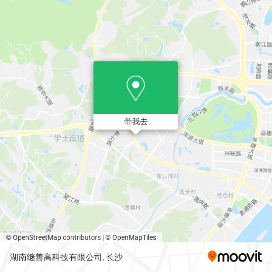 湖南继善高科技有限公司地图