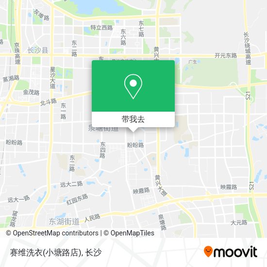 赛维洗衣(小塘路店)地图