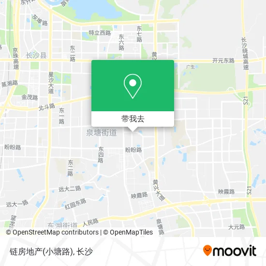 链房地产(小塘路)地图