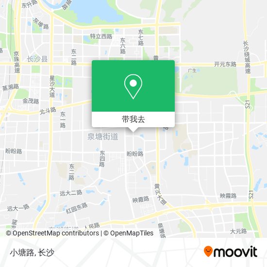 小塘路地图