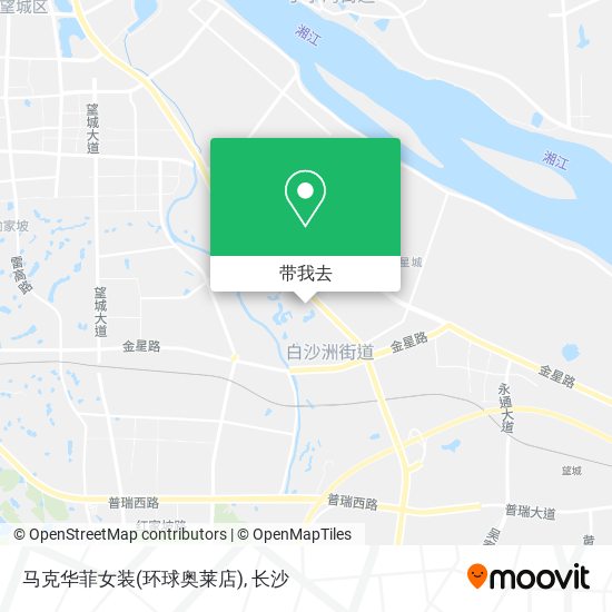 马克华菲女装(环球奥莱店)地图