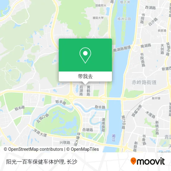 阳光一百车保健车体护理地图