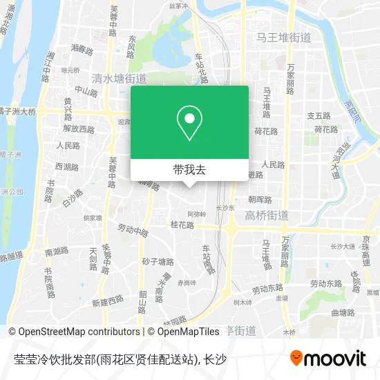 莹莹冷饮批发部(雨花区贤佳配送站)地图