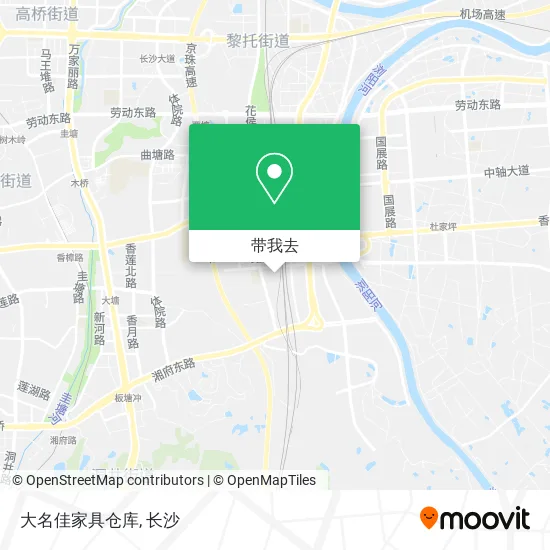 大名佳家具仓库地图