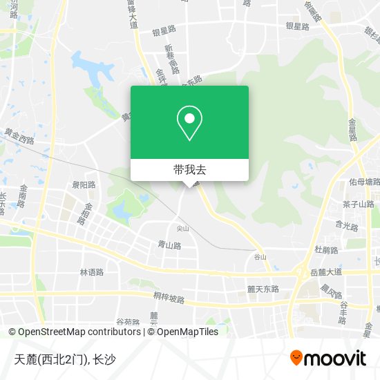 天麓(西北2门)地图