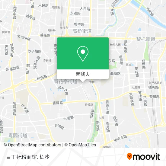 目丁社粉面馆地图