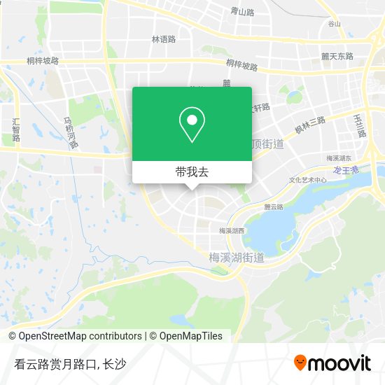 看云路赏月路口地图