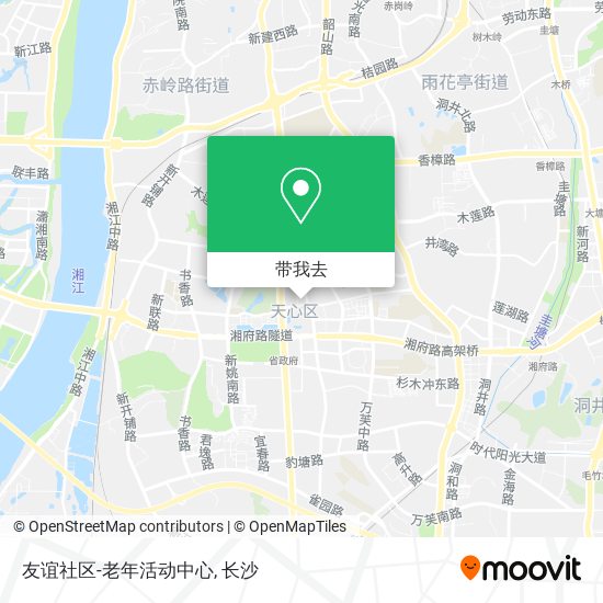 友谊社区-老年活动中心地图