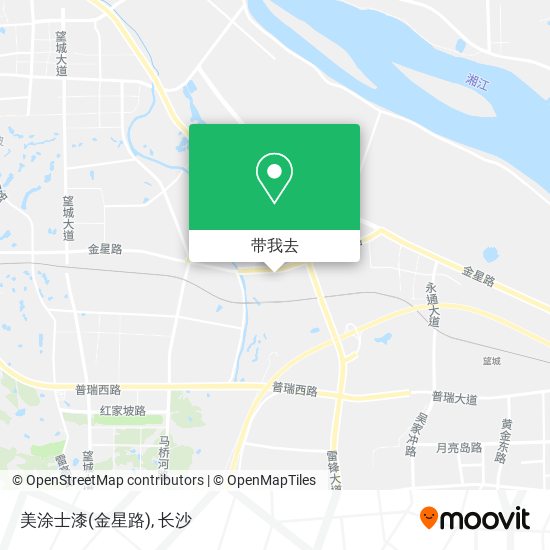美涂士漆(金星路)地图