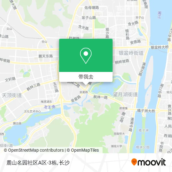 麓山名园社区A区-3栋地图