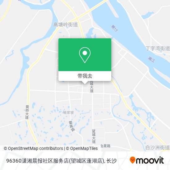96360潇湘晨报社区服务店(望城区蓬湖店)地图