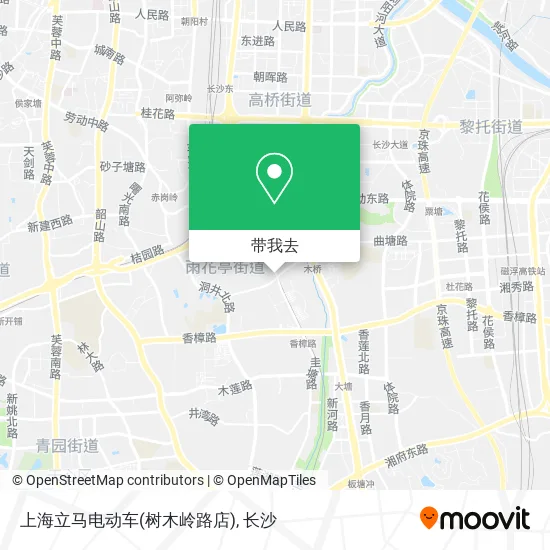 上海立马电动车(树木岭路店)地图