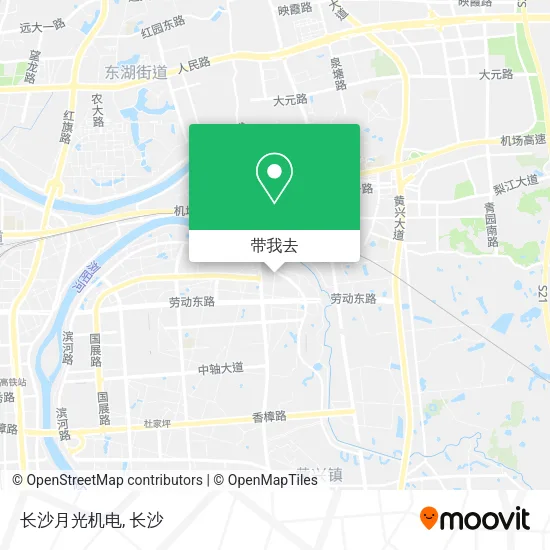 长沙月光机电地图
