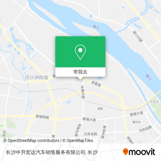 长沙中升宏达汽车销售服务有限公司地图
